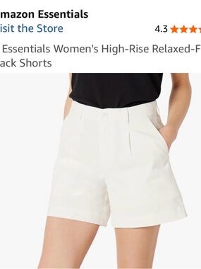 Amazon Essentials Women's High-Rise Relaxed-Fit A-line Shorts, 3xl